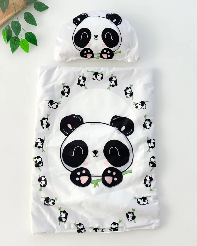 Bambu panda desen 2li alt açma set 